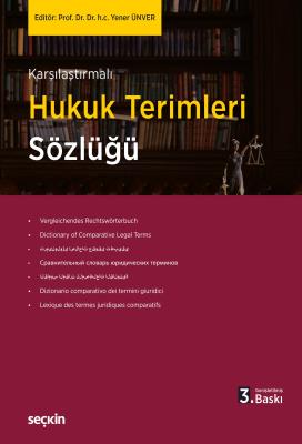 Karşılaştırmalı Hukuk Terimleri Sözlüğü 3.BASKI