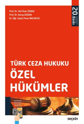 Türk Ceza Hukuku Özel Hükümler 20.BASKI