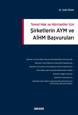 Şirketlerin AYM ve AİHM Başvuruları Salih İnan