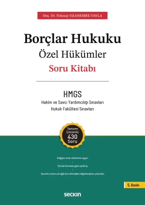 THEMIS – Borçlar Hukuku Özel Hükümler – Soru Kitabı 5.BASKI H. Tolunay