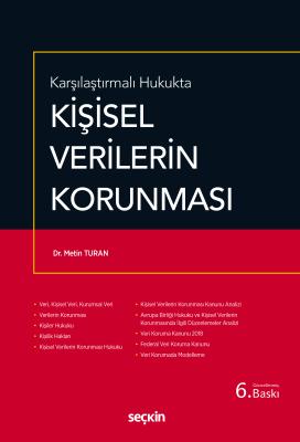 Kişisel Verilerin Korunması 6.BASKI Metin Turan