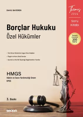 THEMIS – Borçlar Hukuku Özel Hükümler Soru Kitabı Deniz Bayeren