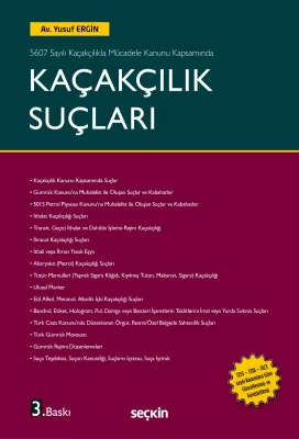 Kaçakçılık Suçları Yusuf Ergin