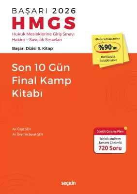 BAŞARI HMGS Son 10 Gün Final Kamp Kitabı Özge Şen
