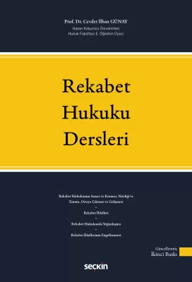 Rekabet Hukuku Dersleri Cevdet İlhan Günay