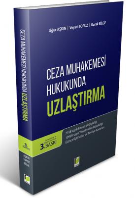 Ceza Muhakemesi Hukukunda Uzlaştırma 3.BASKI ( BİLGE-AŞKIN-TOPUZ ) Bur