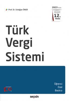 Türk Vergi Sistemi 12.baskı ( Öner ) Prof. Dr. Erdoğan Öner