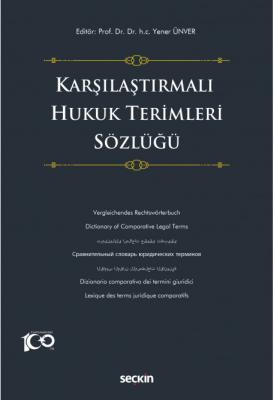 Karşılaştırmalı Hukuk Terimleri Sözlüğü