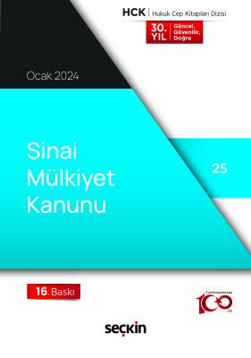 Sınai Mülkiyet Kanunu 16.baskı