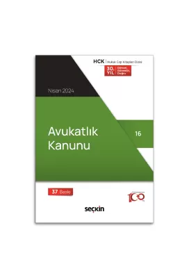 Avukatlık Kanunu 37.BASKI