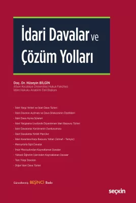 İdari Davalar ve Çözüm Yolları 5.BASKI