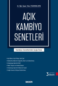 Açık Kambiyo Senetleri 3.baskı Ebru Tüzemen Atik