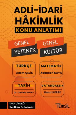 Adli- İdari Hakimlik Genel Yetenek- Genel Kültür Konu Anlatımı