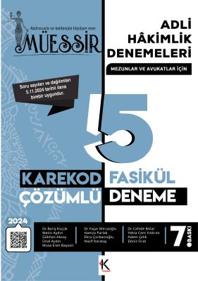 Müessir Adli Hakimlik Denemeleri- KAREKOD- CEVAPLI 7.BASKI Barış Küçük