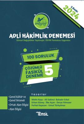 İmtiyaz Adli Hâkimlik Sınavı Çözümlü 5 Deneme 2.BASKI