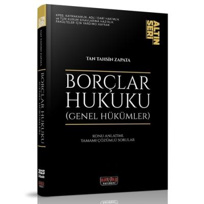 Altın Seri Borçlar Hukuku Genel Hükümler 26.BASKI Tan Tahsin Zapata