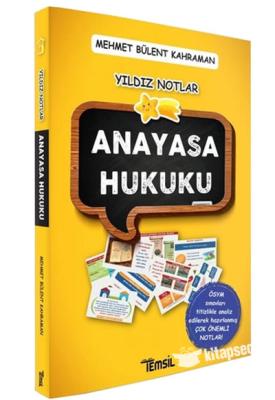 2021 Yıldız Notlar Anayasa Hukuku Mehmet Bülent Kahraman