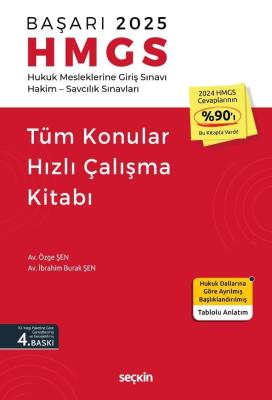 BAŞARI – HMGS Tüm Konular Hızlı Çalışma Kitabı 4.Baskı İbrahim Burak Ş