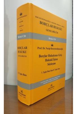 Borçlar Hukuku Genel Bölüm 1.CİLT 8.BASKI Necip KOCAYUSUFPAŞAOĞLU