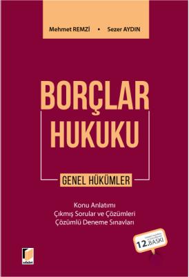 Borçlar Hukuku Genel Hükümler Mehmet REMZİ
