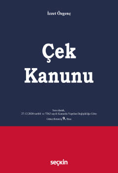 Çek Kanunu Prof. Dr. İzzet Özgenç