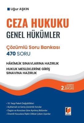 Ceza Hukuku Genel Hükümler 470 Soru Çözümlü Soru Bankası - HMGS 2.BASKI