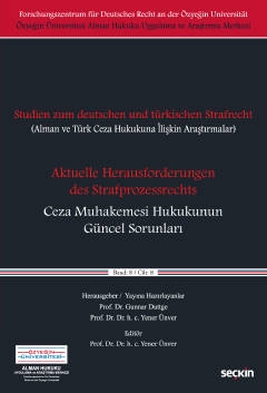 Ceza Muhakemesi Hukukunun Güncel Sorunları Prof. Dr. Yener Ünver