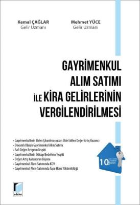 Gayrimenkul Alım Satımı ile Kira Gelirlerinin Vergilendirilmesi 10.BASKI