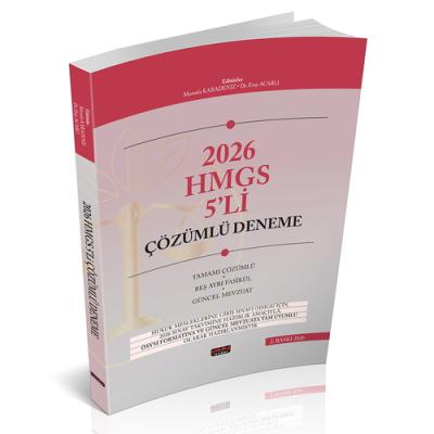 HMGS 5'li Çözümlü Deneme Sınavı 2026 2.BASKI Mustafa Karadeniz