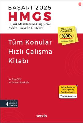 BAŞARI – HMGS Tüm Konular Hızlı Çalışma Kitabı 4.Baskı İbrahim Burak Ş