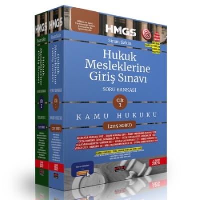 HMGS Hukuk Mesleklerine Giriş Sınavı Soru Bankası 3.BASKI Sinan Sakin