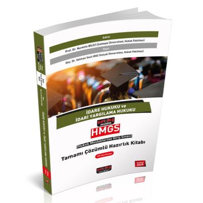 HMGS İdare Hukuku ve İdari Yargılama Hukuku Tamamı Çözümlü Hazırlık Ki