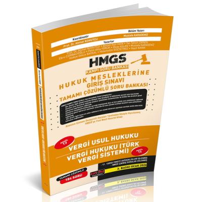 HMGS Kampı Vergi Usul Hukuku, Vergi Hukuku Soru Bankası 3.Baskı Mustaf