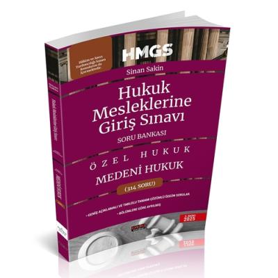 HMGS Medeni Hukuk Soru Bankası 3.BASKI Sinan Sakin