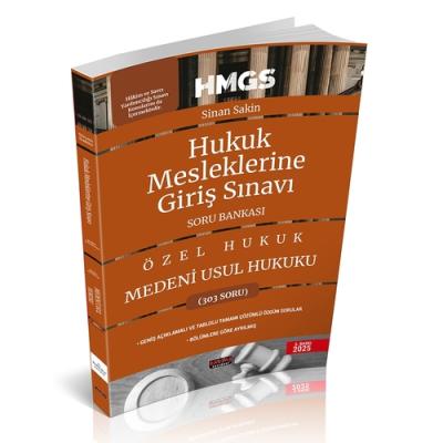 HMGS Medeni Usul Hukuku Soru Bankası 3.BASKI Sinan Sakin