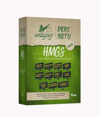 İMTİYAZ HMGS Ders Notları Seti 3.BASKI