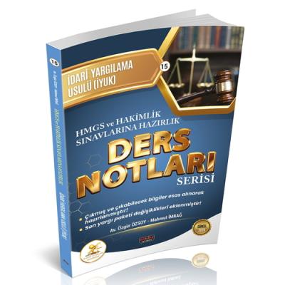 HUKAL HMGS-HAKİMLİK İdari Yargılama Usulü Ders Notları