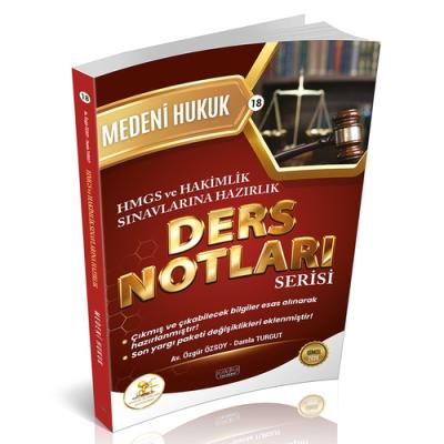 HUKAL HMGS-HAKİMLİK Medeni Hukuk Ders Notları Özgür Özsoy