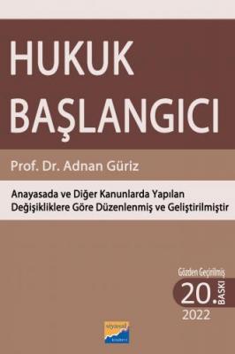 Hukuk Başlangıcı 20.BASKI Prof. Dr. Adnan GÜRİZ