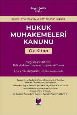 Hukuk Muhakemeleri Kanunu "Öz Kitap" Ragıp Şahin