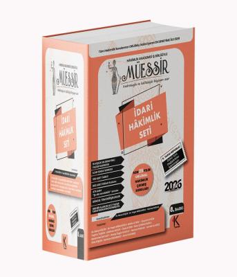 MÜESSİR İdari Hâkimlik Çıkmış Soru Bankası Seti - 2026 Barış Küçük