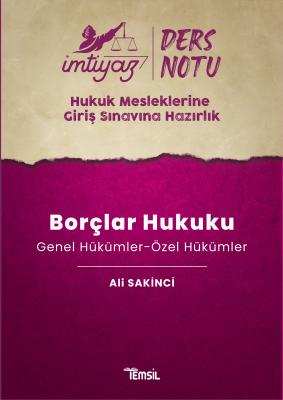 İmtiyaz Ders Notları HMGS Borçlar Hukuku Genel Hükümler - Özel Hükümle