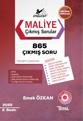İMTİYAZ Maliye Çıkmış Sorular 2.BASKI