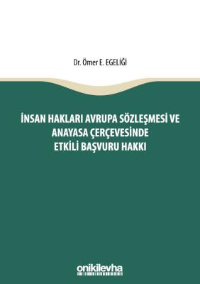 İnsan Hakları Avrupa Sözleşmesi ve Anayasa Çerçevesinde Etkili Başvuru