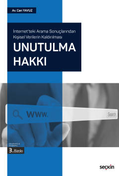 Unutulma Hakkı 3.BASKI Can Yavuz