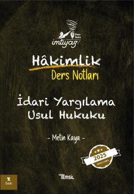 İMTİYAZ İdari Yargılama Usul Hukuku Ders Notları 7.BASKI