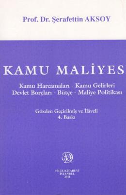 Kamu Maliyesi Prof. Dr. Şerafettin Aksoy