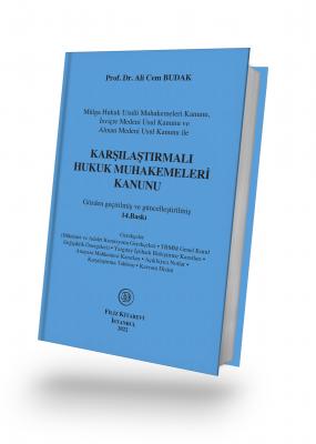 KARŞILAŞTIRMALI HUKUK MUHAKEMELERİ KANUNU Prof. Dr. Ali Cem BUDAK