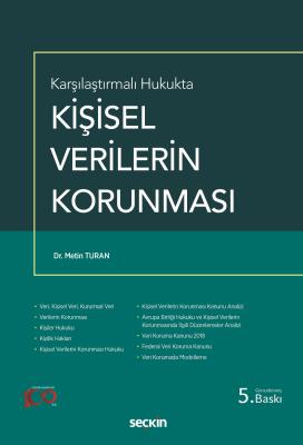 Kişisel Verilerin Korunması 5.BASKI Dr. Metin Turan