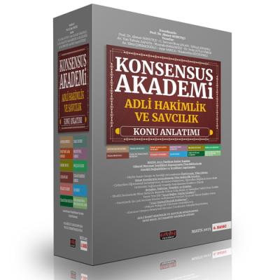 KONSENSUS Akademi Adli Hakim ve Savcılık Sınavı Konu Anlatımı 6.BASKI